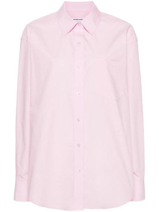 Logo-Tag Poplin Shirt