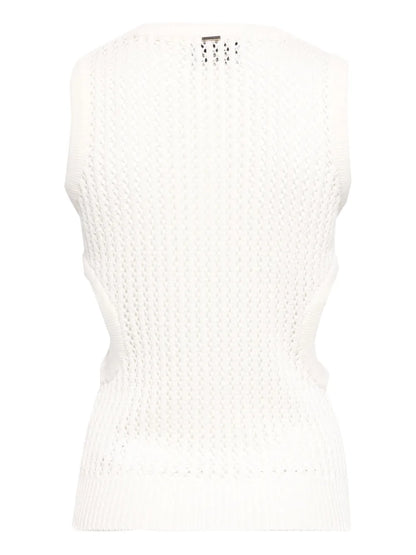 Skashi Crochet-Knit Tank Top