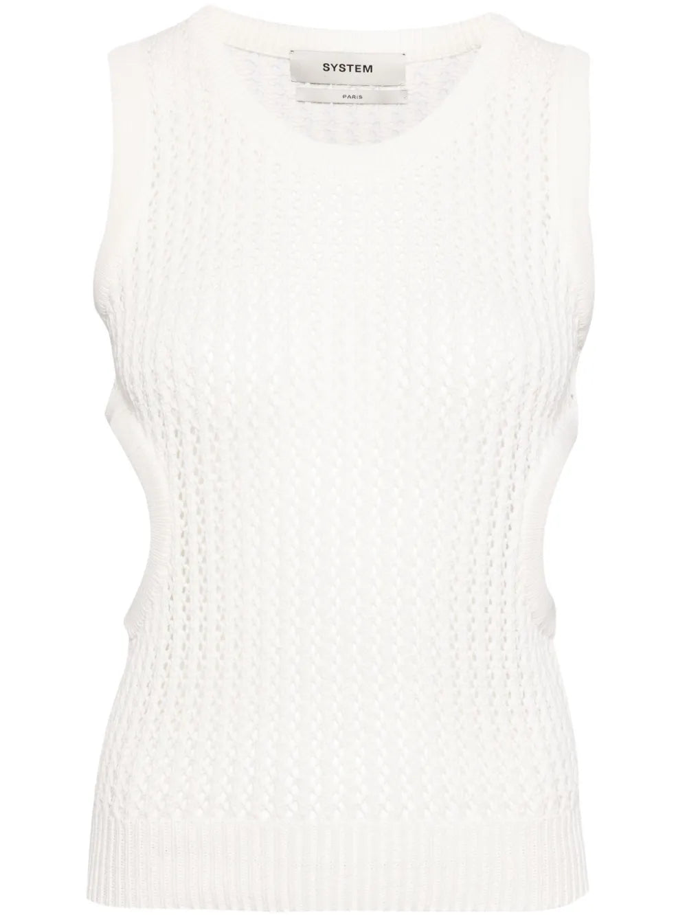 Skashi Crochet-Knit Tank Top