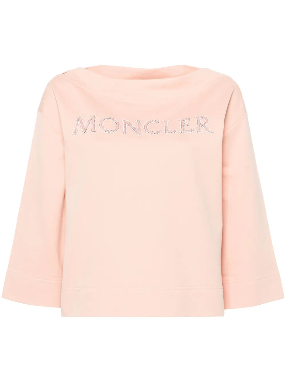 Logo-Appliqué Boat-Neck Sweatshirt