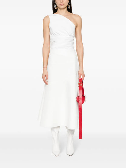 Asymmetric Midi Skirt
