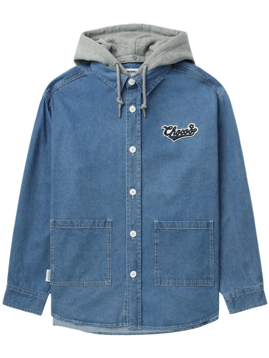 Logo-Appliqué Denim Jacket