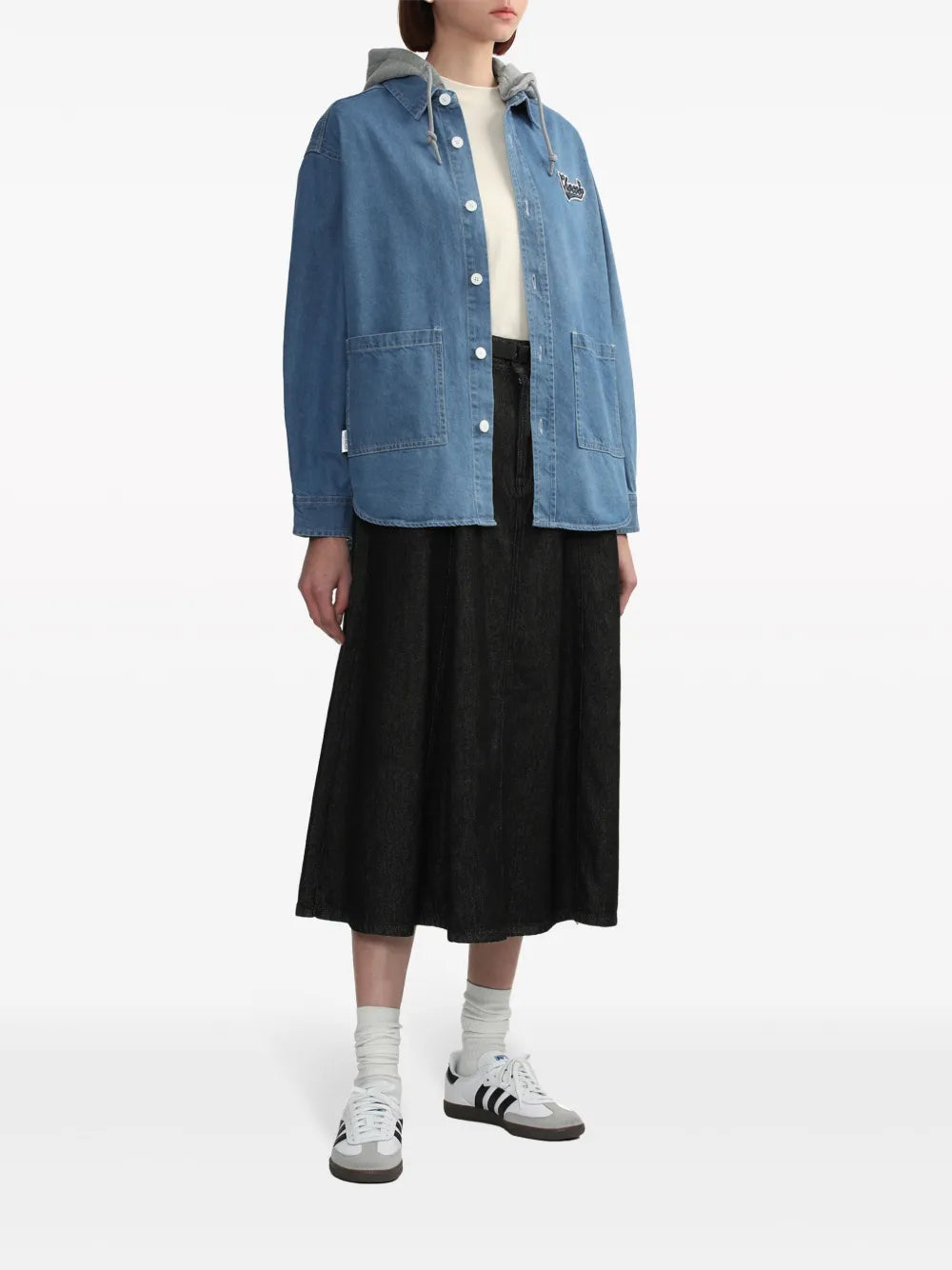 Logo-Appliqué Denim Jacket