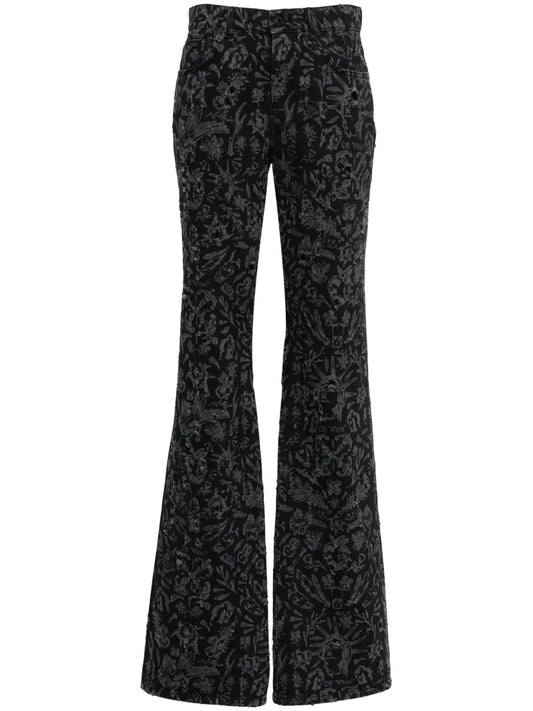 Tattoo Straight-Leg Jeans
