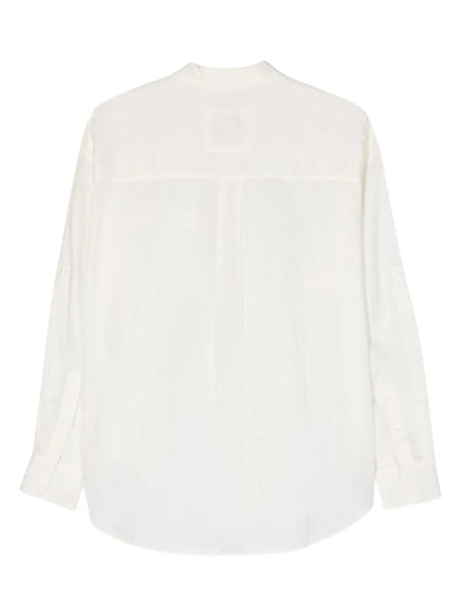 Long-Sleeve Ramie Shirt