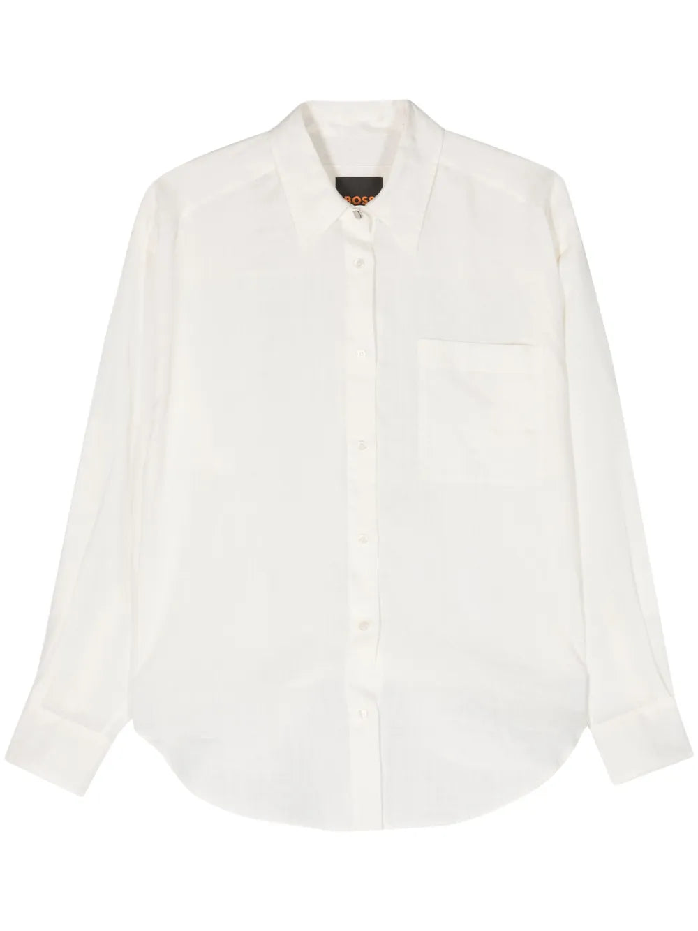 Long-Sleeve Ramie Shirt
