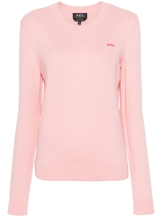 Logo-Embroidered Cotton Jumper