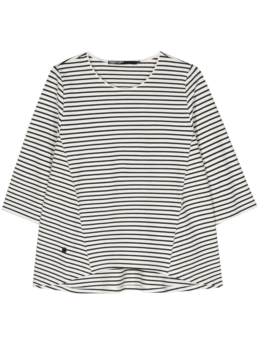 Logo-Plaque Striped T-Shirt