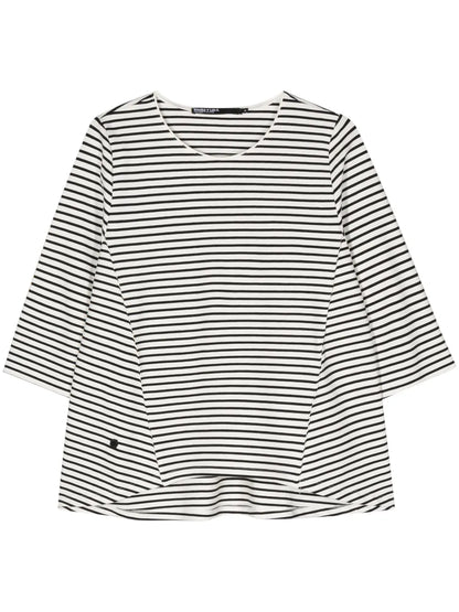Logo-Plaque Striped T-Shirt