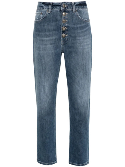 Koons High-Rise Cropped Jeans