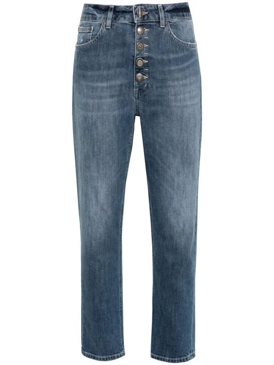 Koons High-Rise Cropped Jeans