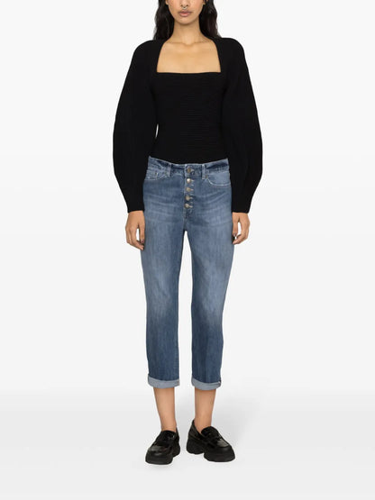 Koons High-Rise Cropped Jeans