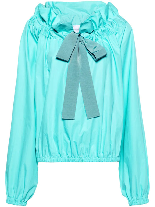 Iconic Bow-Detail Cotton Blouse