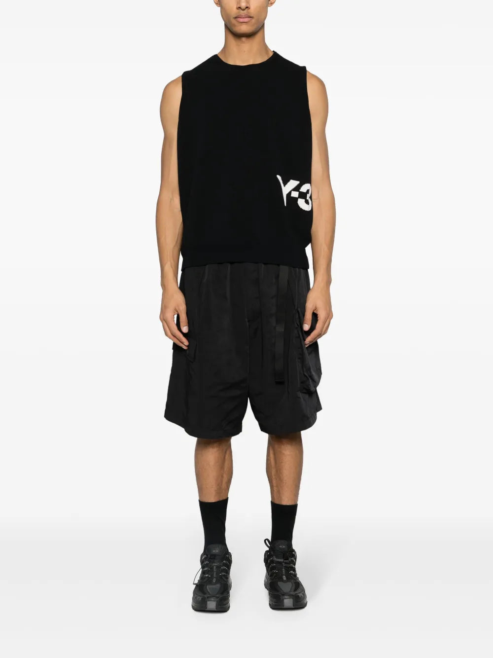 Logo-Intarsia Vest