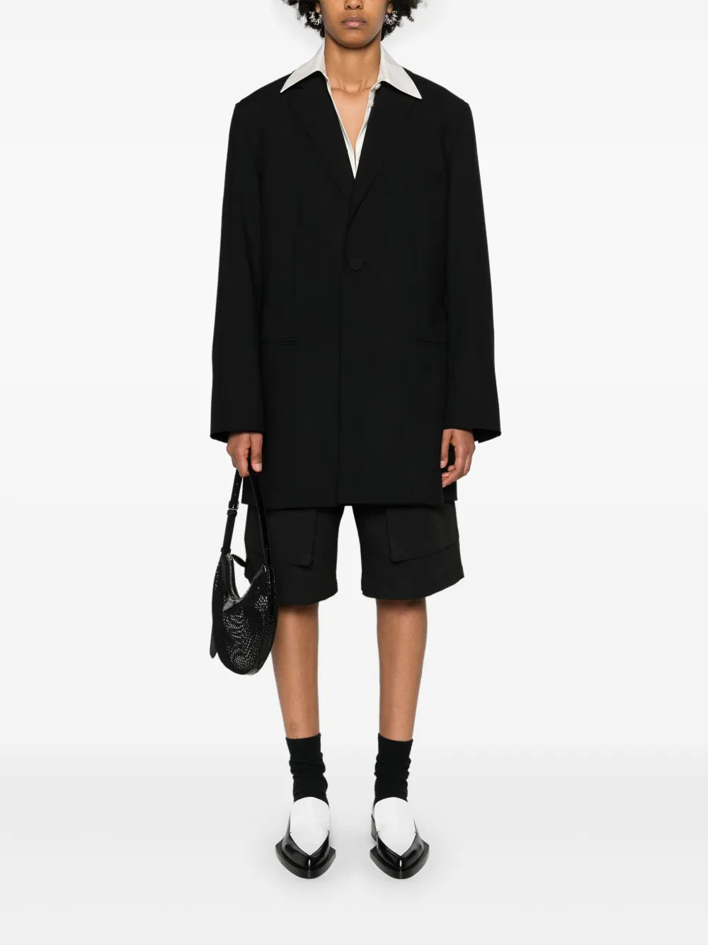 Belted Wool Blazer