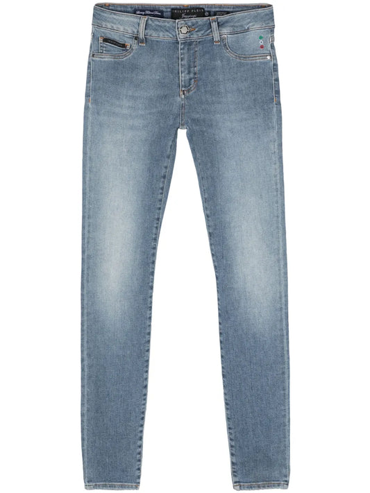 Mid-Rise Skinny Jeans