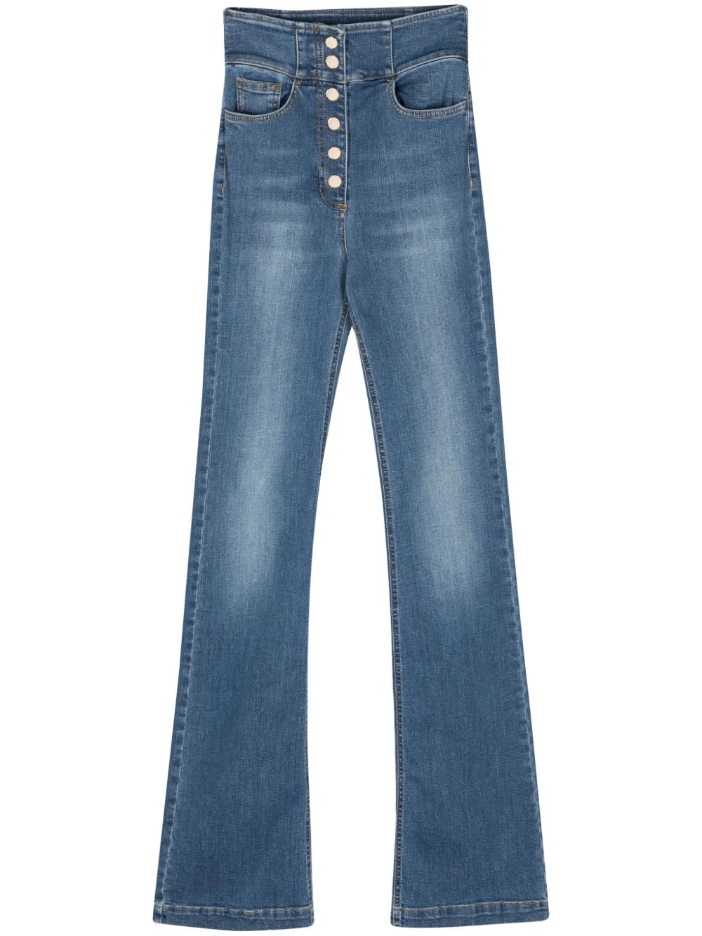 High-Rise Bootcut Jeans
