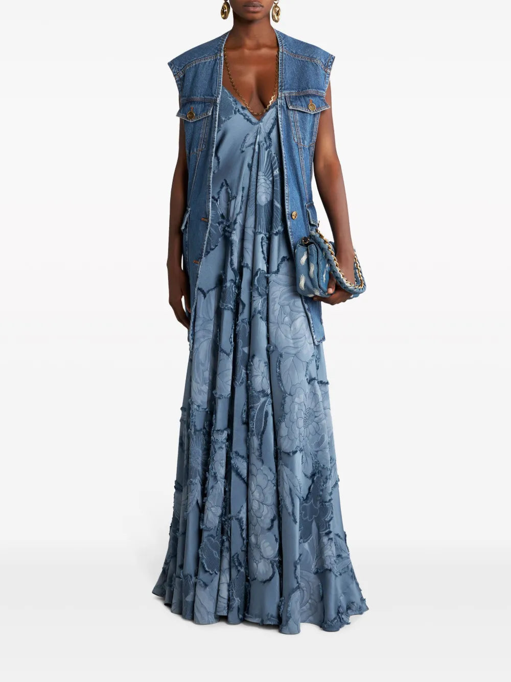 Denim Waist Coat