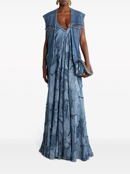 Denim Waist Coat
