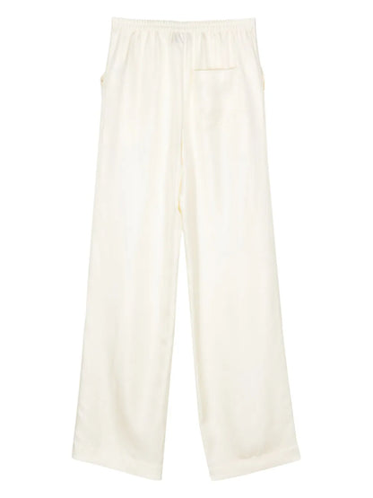 Alera Wide-Leg Silk Trousers