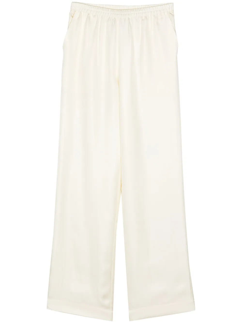 Alera Wide-Leg Silk Trousers