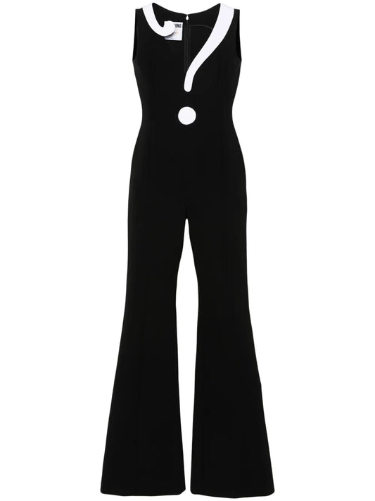 Contrasting-Detail Jumpsuit