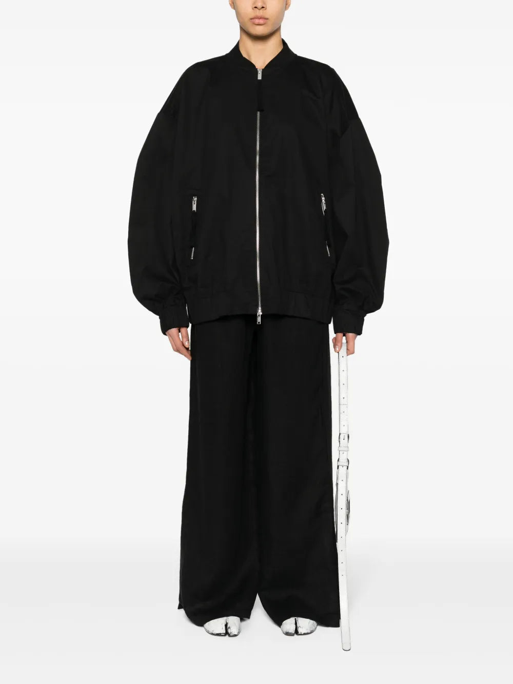 Chambray Linen Wide Trousers