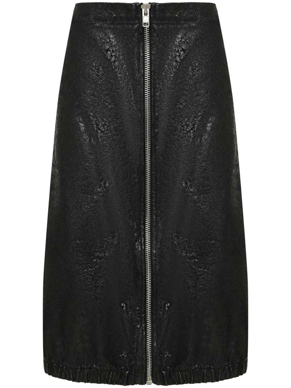 Zipped Midi Skirt