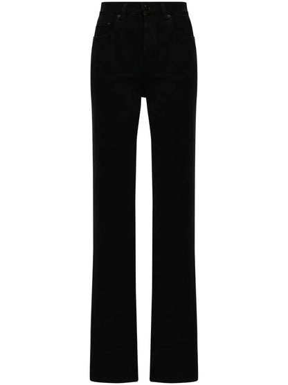 High-Rise Straight Jeans
