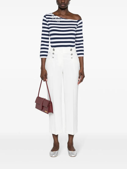 Mid-Rise Tailored Trousers