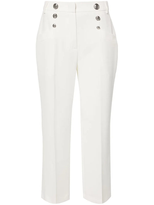 Mid-Rise Tailored Trousers
