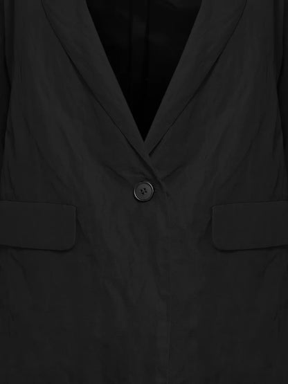 Glicol Crinkled-Effect Blazer
