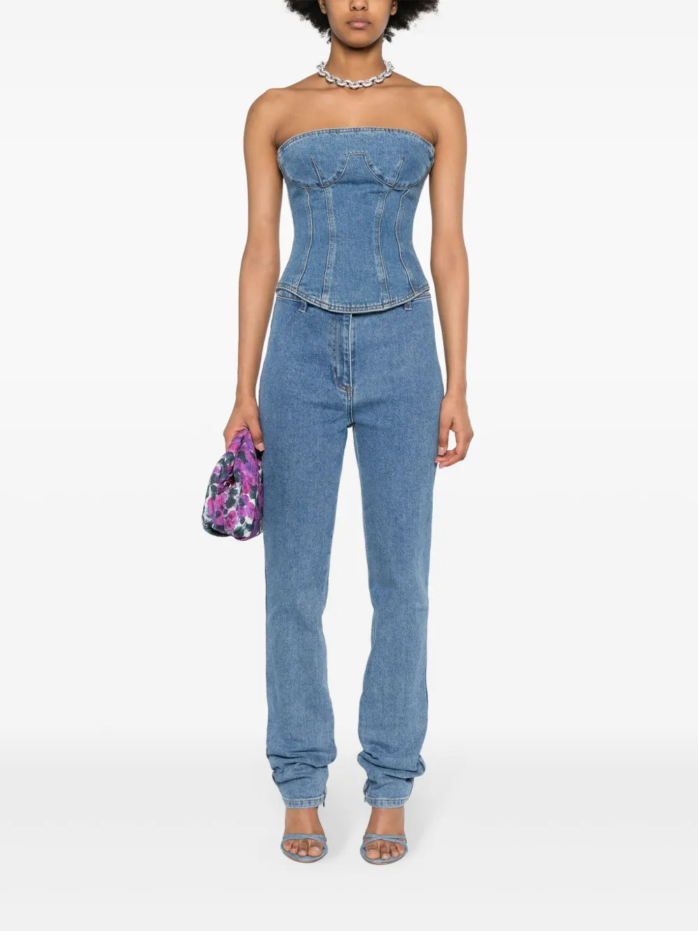 High-Rise Slim-Fit Jeans