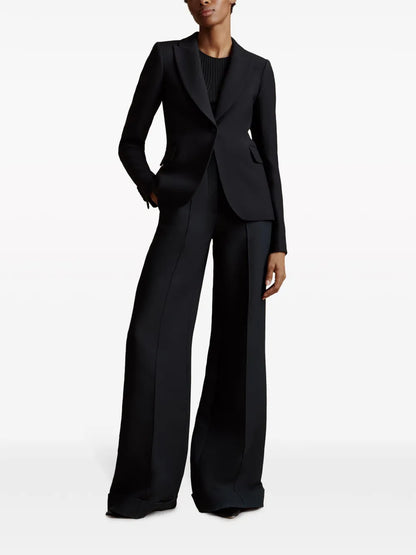 Single-Breasted Tuxedo Blazer