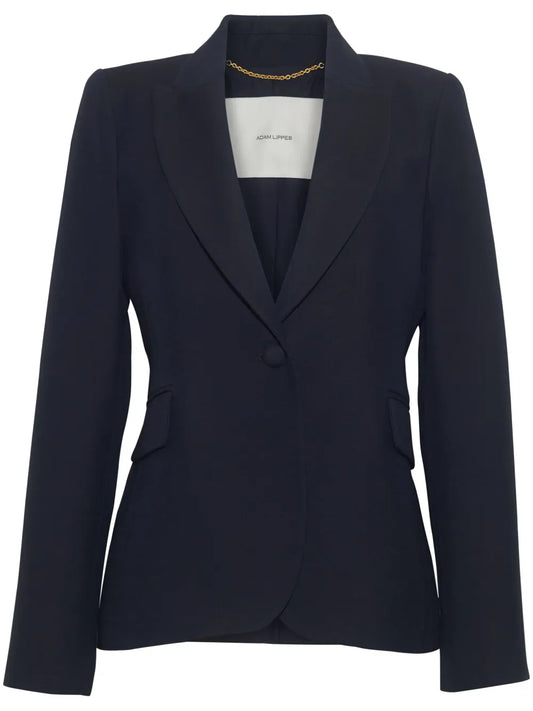 Single-Breasted Tuxedo Blazer