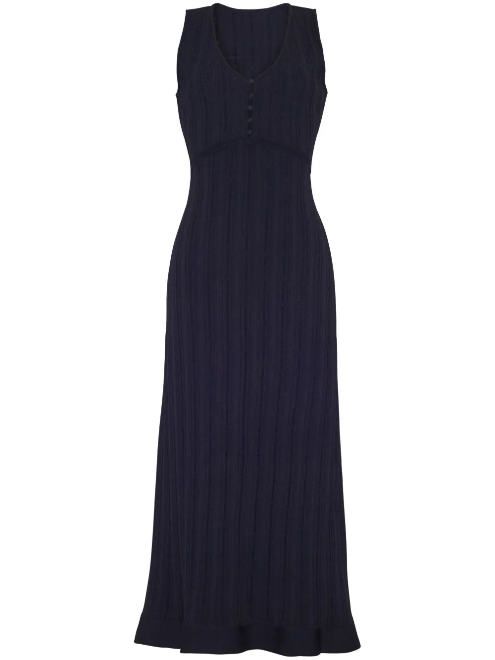 Mysa Pointelle-Knit Midi Dress