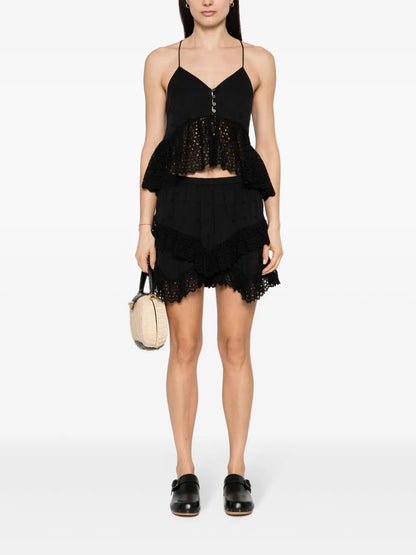 Sogane Broderie-Anglaise Top