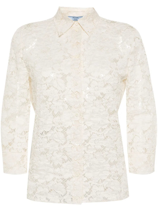 Corded-Lace Shirt