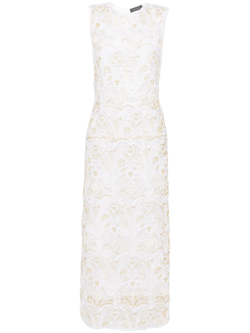 Fabula-Macramé Midi Dress