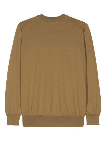 Crew-Neck Cotton Jumper