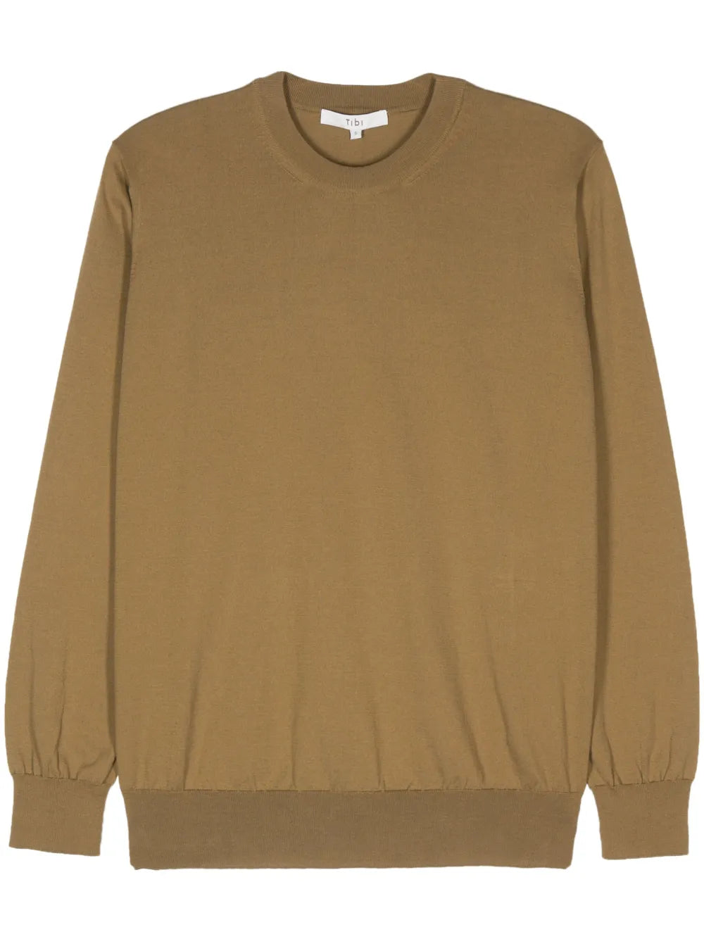Crew-Neck Cotton Jumper
