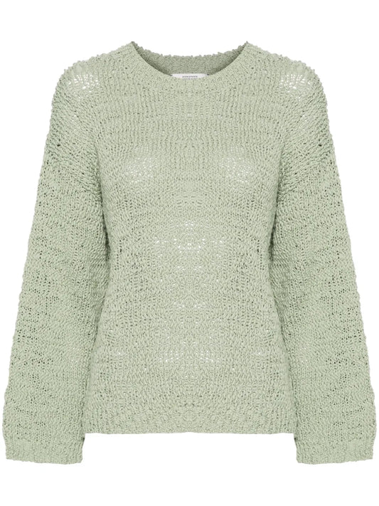 Open-Knit Cotton Jumper