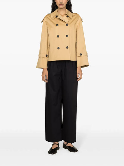 Alisandra Double-Breasted Trench Jacket