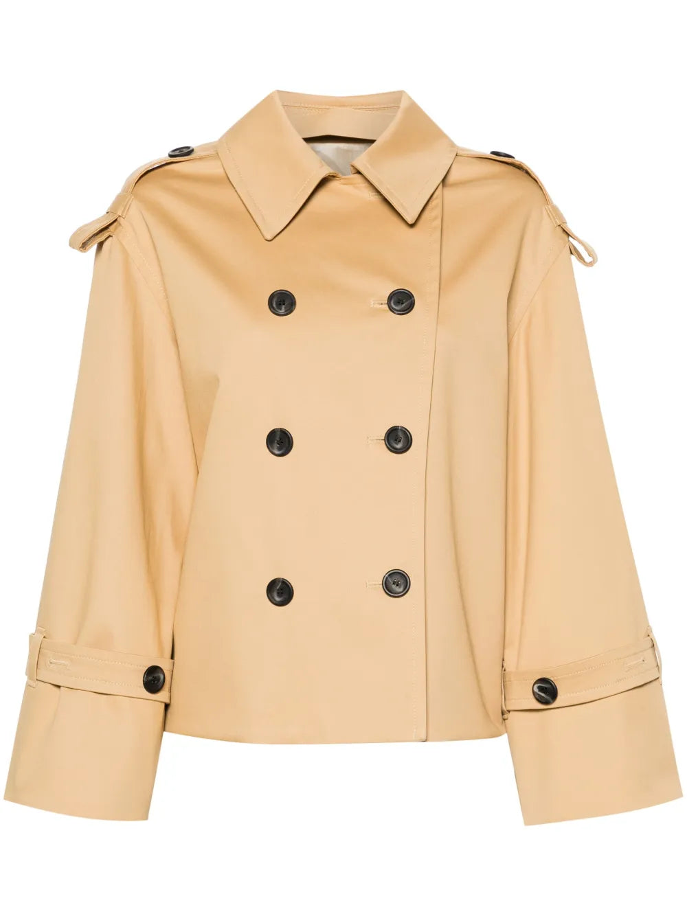 Alisandra Double-Breasted Trench Jacket