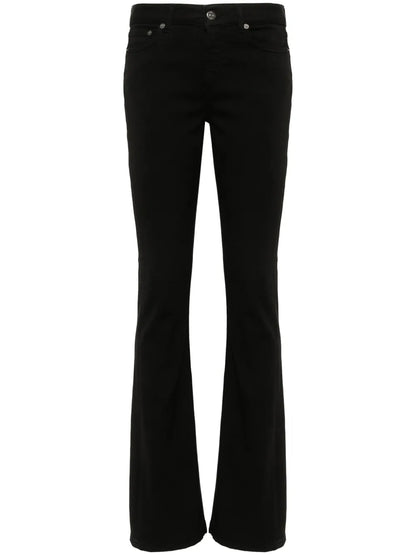Logo-Plaque Flared Jeans