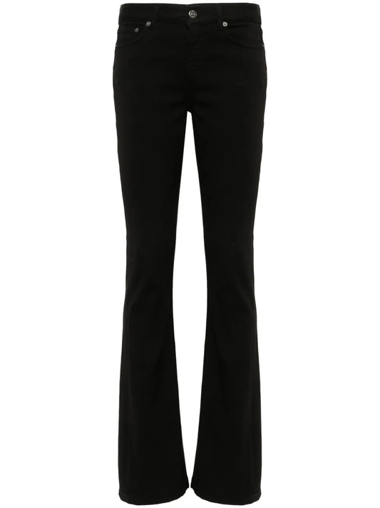 Logo-Plaque Flared Jeans