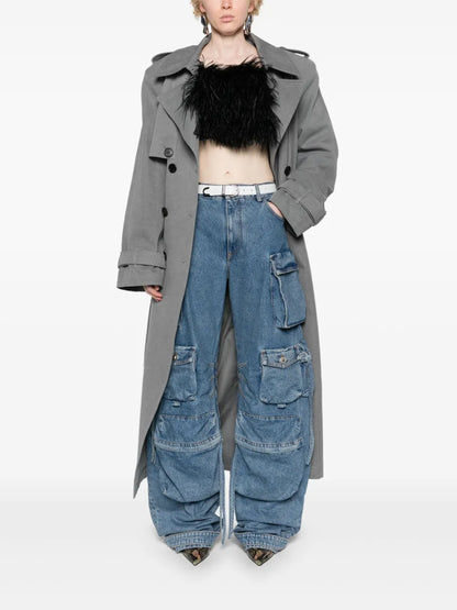 Fern Wide-Leg Cargo Jeans
