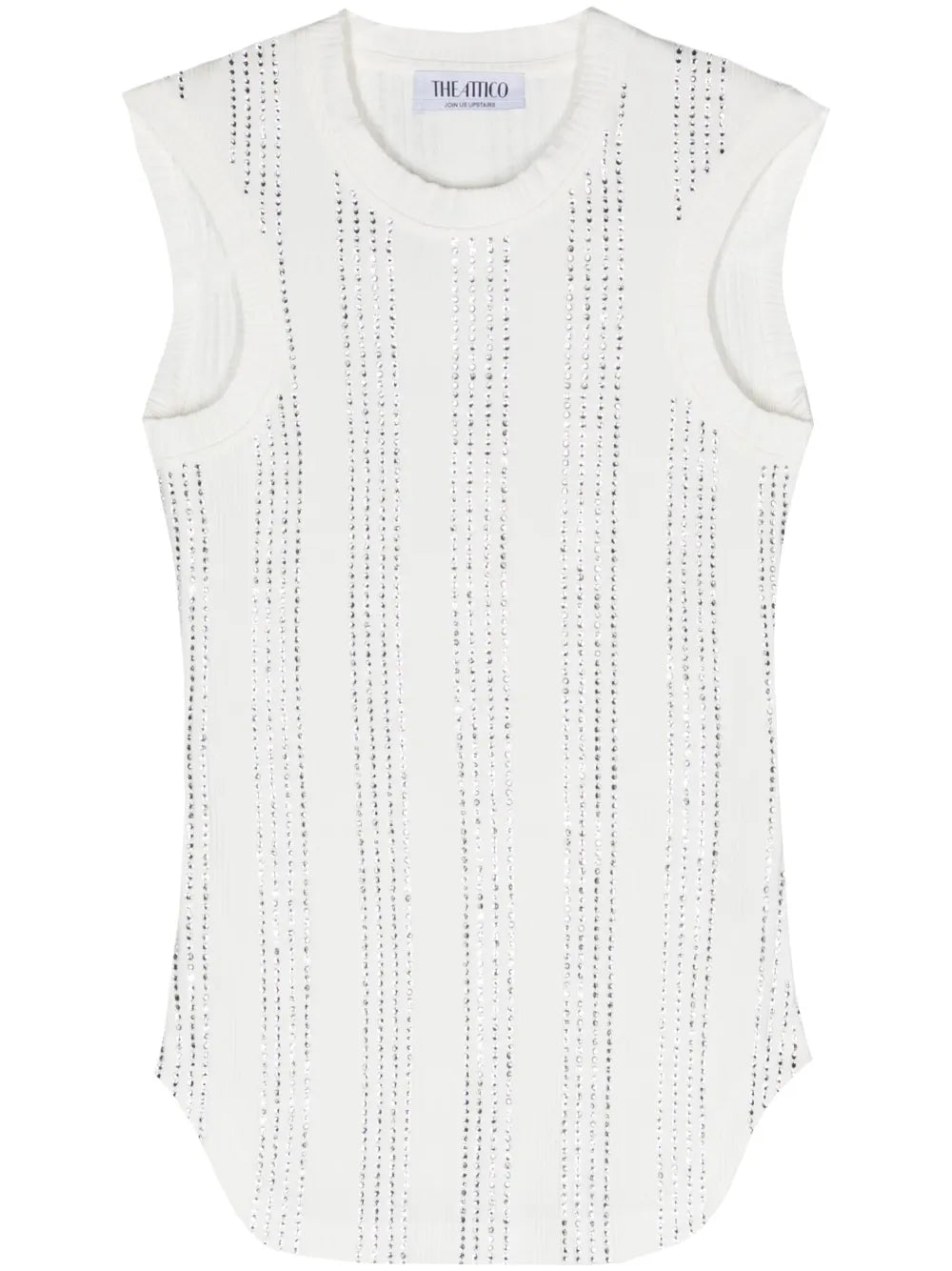 Reese Crystal-Embellished Tank Top