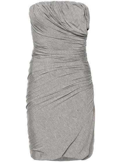 Ruched Jersey Minidress