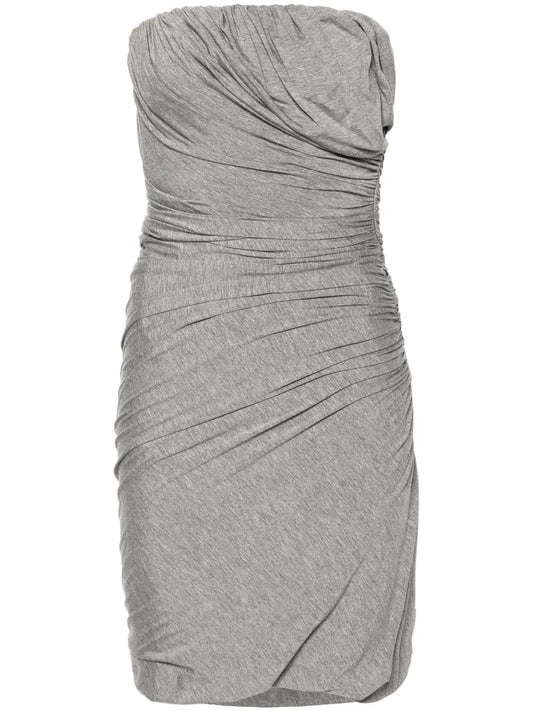 Ruched Jersey Minidress